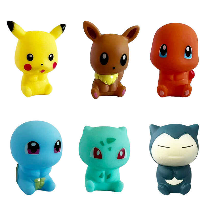 Baby Products Useful - 6 Stück Pokemon Badespielzeug Pikachu Bulbasaur