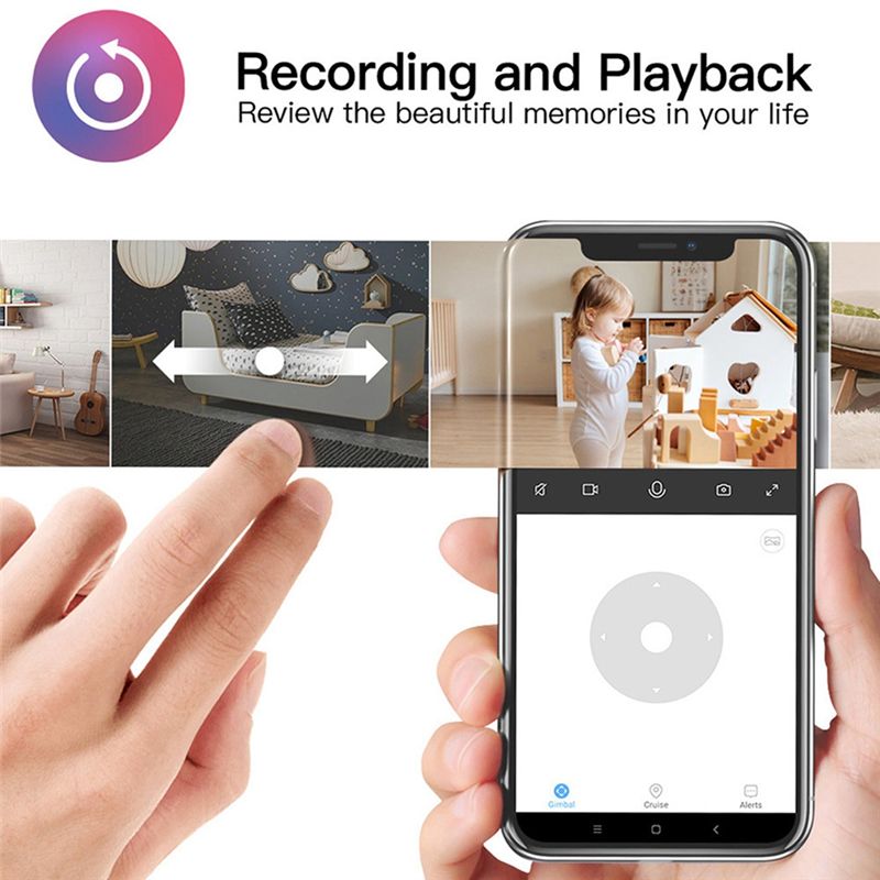 Wireless Baby Monitor - Essentielle WLAN-Tuya-Kamera für den Innenbereich, Babyphone,