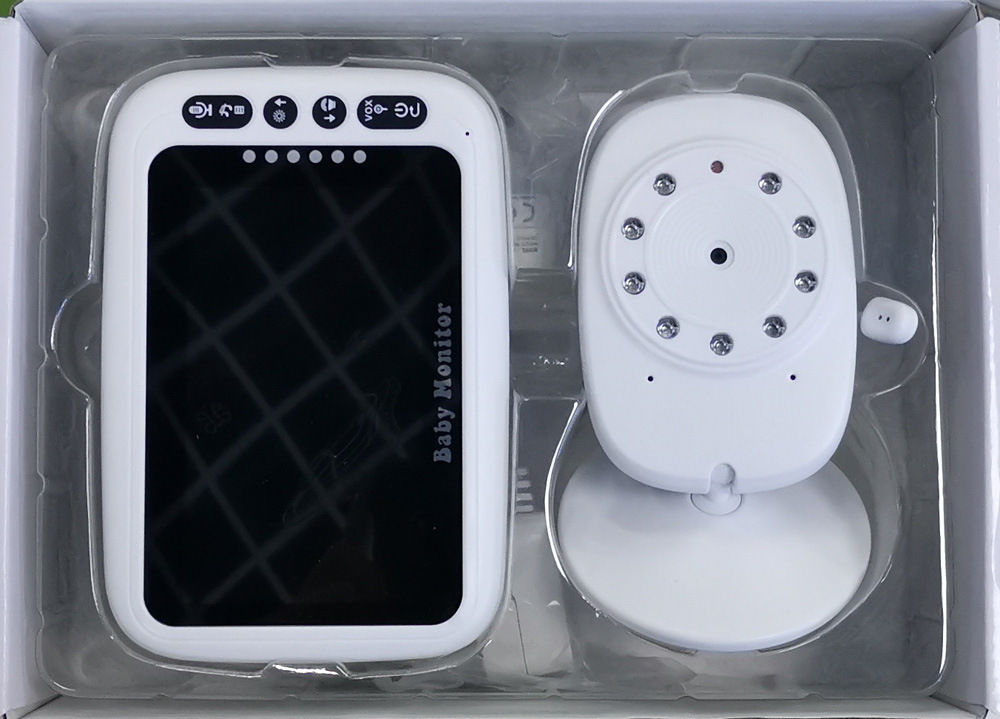 Wireless Baby Monitor - 4,3-Zoll-LCD-Bildschirm Drahtloser Video-Babymonitor Gegensprechanlage Baby-Nanny-Sicherheitskamera VOX-Modus