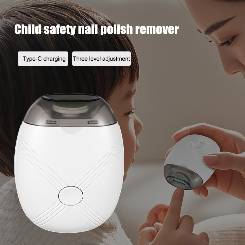 Baby Nail Trimmer Electric - Baby-Nagelschneider, elektrisch, mit Lampe, Fingernagelschneider, Polieren,