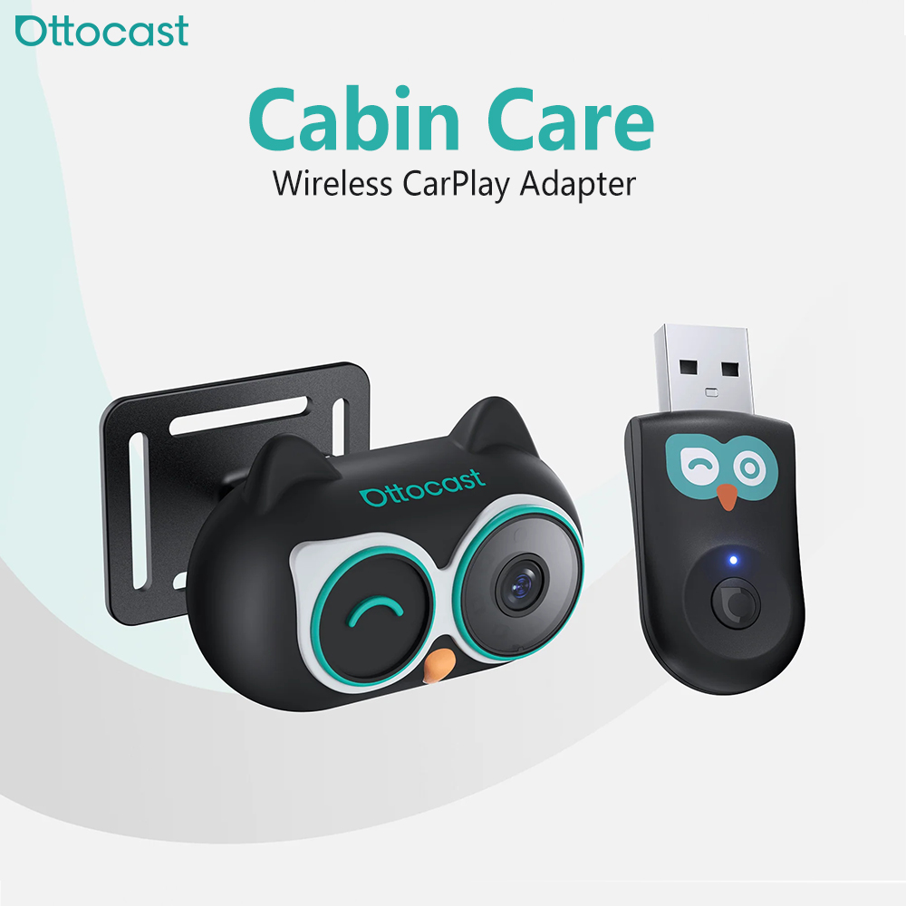Wireless Baby Monitor - Ottocast Cabin Care Drahtloser CarPlay-Adapter, Auto-Rücksitzkamera