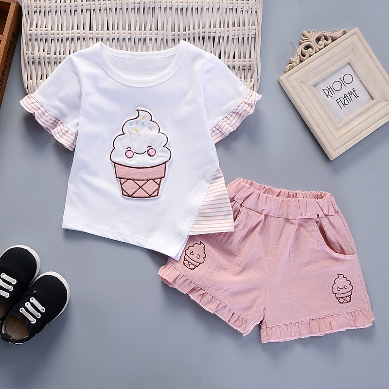 Baby Products Lotion - 1-4t Mädchen Kleidung Sommer Kurzarm Cartoon