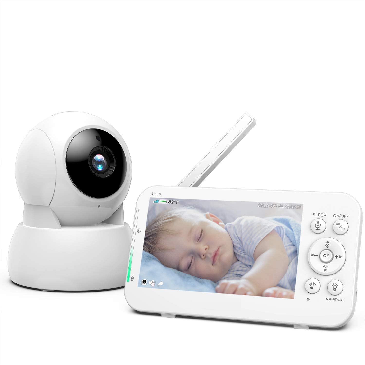 5-Zoll-Bildschirm 720P Tempera – Wireless Baby Monitor Bewertung und Preis