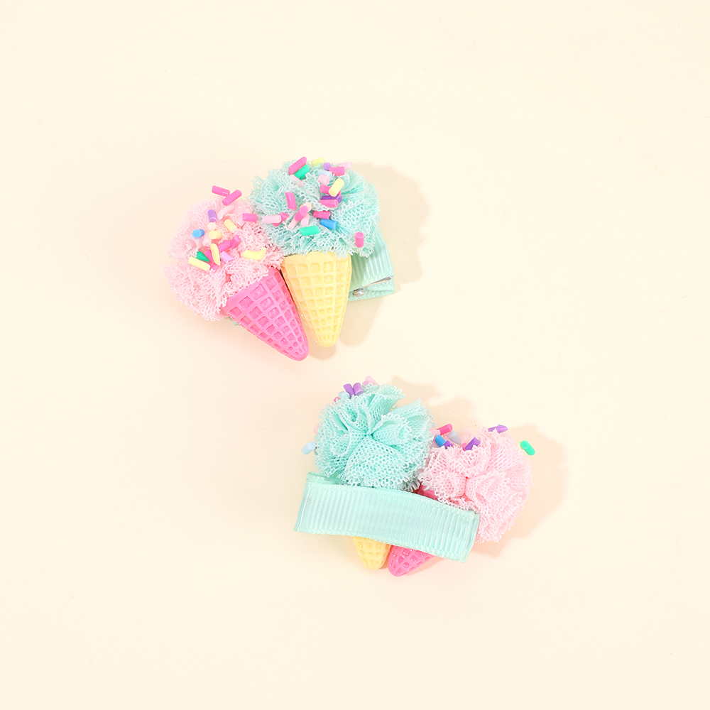 2Pcs Eistüte Haar Clips Süße R – Baby Products Lotion Bewertung und Preis