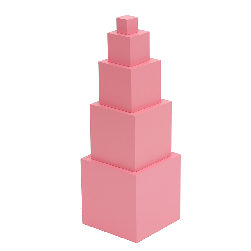 10cm Rosa Turm 5 Stufen Montes – Toddler Learning Tower Bewertung und Preis