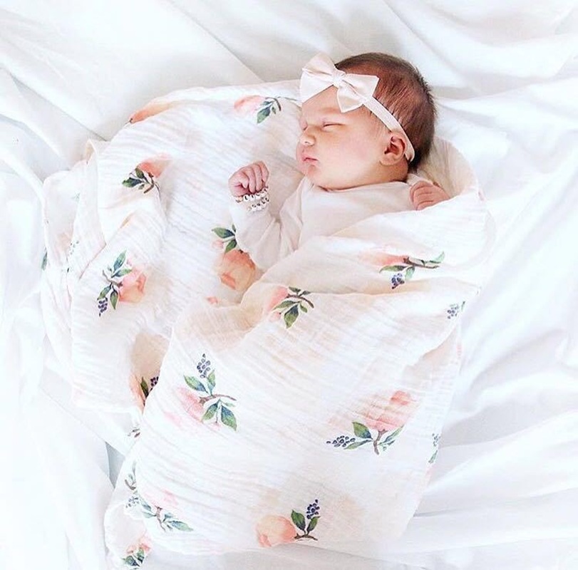 Rose 120 x 120 cm, 70 % Bambus – Baby Swaddle Blanket Bewertung und Preis