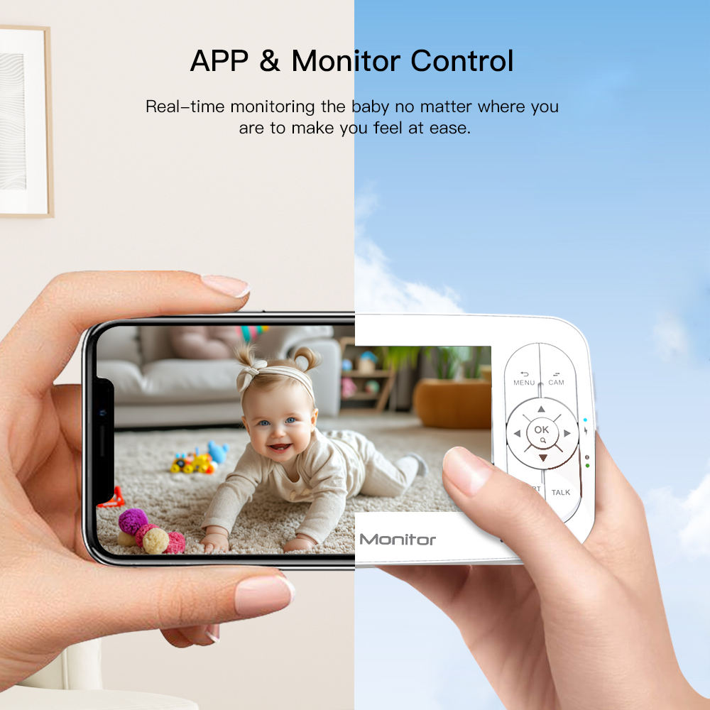 5 zoll 2MP 1080P APP Fernbedie – Wireless Baby Monitor Bewertung und Preis