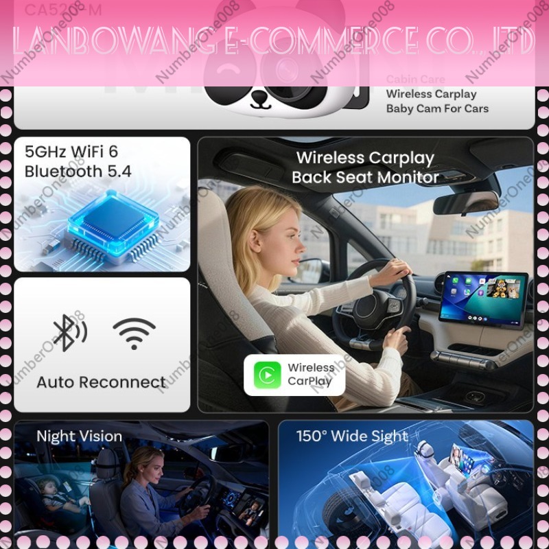 Kabelloser CarPlay-Adapter Bab – Wireless Baby Monitor Bewertung und Preis