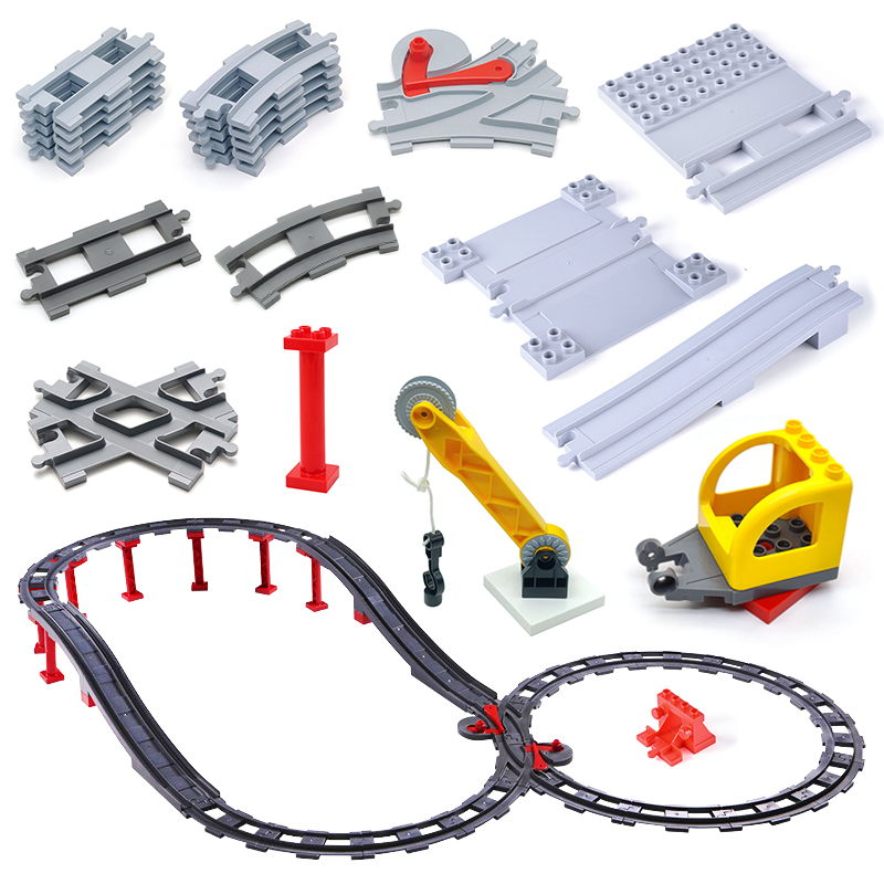 Zug Track Set Große Bausteine  – Lego Set City Bewertung und Preis
