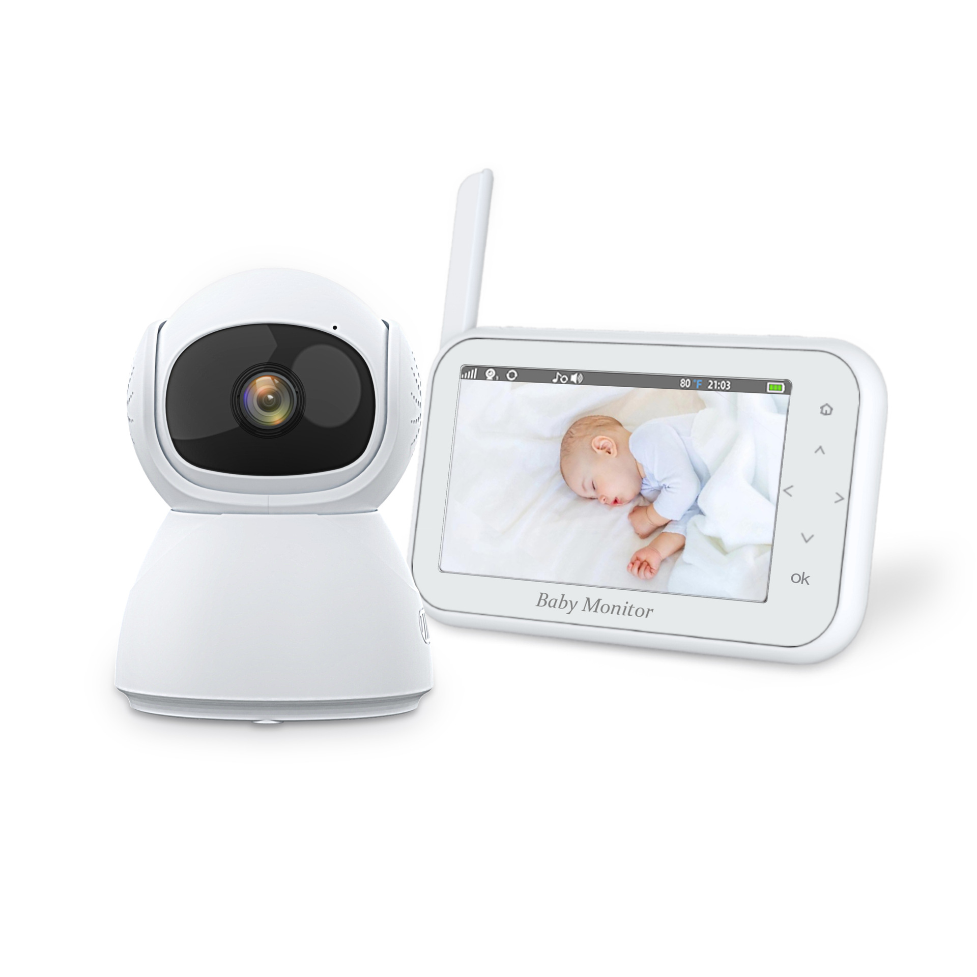 720P Kabelloser PTZ-Babymonito – Wireless Baby Monitor Bewertung und Preis
