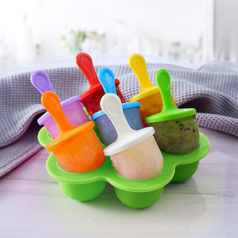 1pc 7 Löcher DIY Eis Pops Sili – Baby Products Lotion Bewertung und Preis